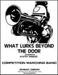 What Lurks Beyond the Door Marching Band sheet music cover